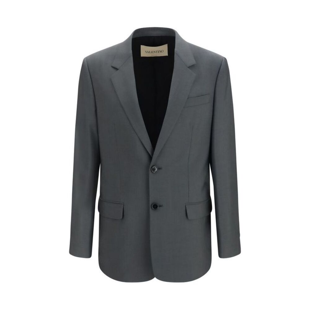 Valentino Garavani Gray Wool Oves Aries Men's Jacket